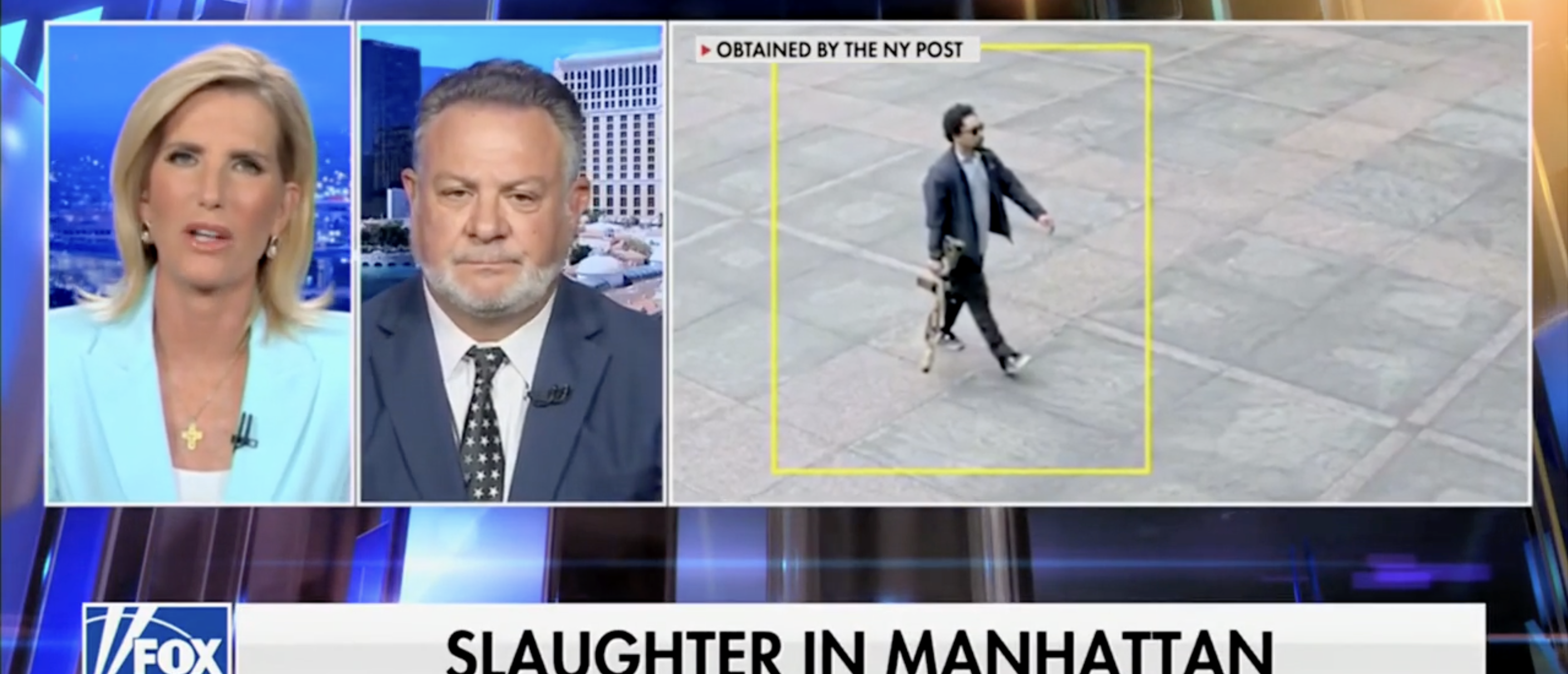 Randy Sutton on "The Ingraham Angle" discussing NYC shooting [Screenshot/Fox News/"The Ingraham Angle"]